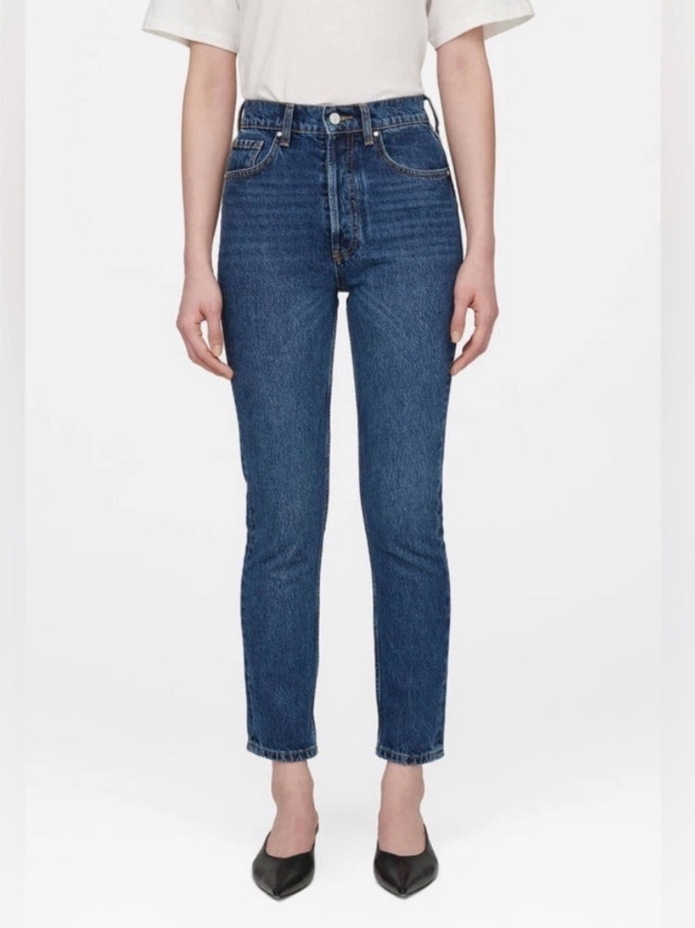 Anine bing sonya jeans in mid indigo